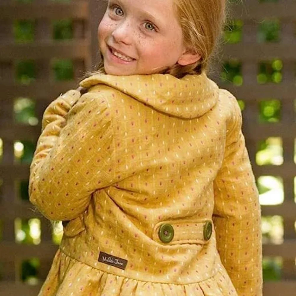 NWT! Matilda Jane Clothing Yellow‎ Going Easy Jacket - Girls - Size 4